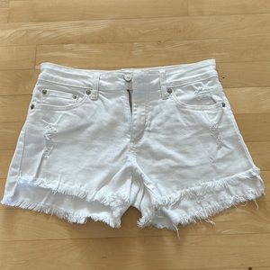 JustUSA White Denim Shorts